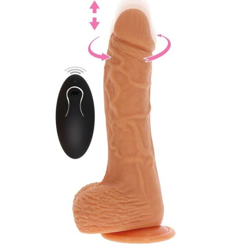 GET REAL - UP&DOWN ROTIERENDE VIBR-DILDO-HAUT