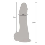 GET REAL - UP&DOWN ROTIERENDE VIBR-DILDO-HAUT - Vanelion Paradise
