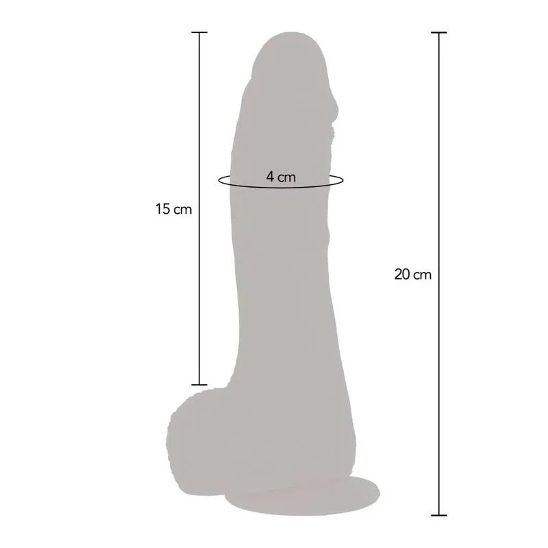 GET REAL - UP&DOWN ROTIERENDE VIBR-DILDO-HAUT - Vanelion Paradise