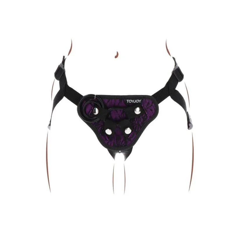 GET REAL - STRAP-ON-SPITZENGESCHIRR LILA - Vanelion Paradise