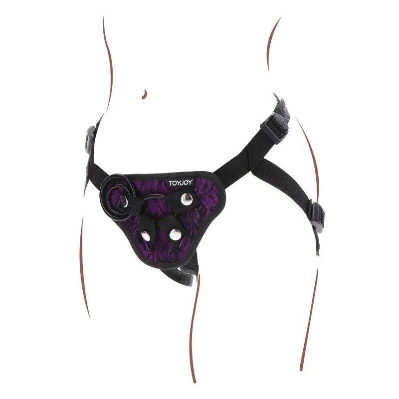GET REAL - STRAP-ON-SPITZENGESCHIRR LILA - Vanelion Paradise