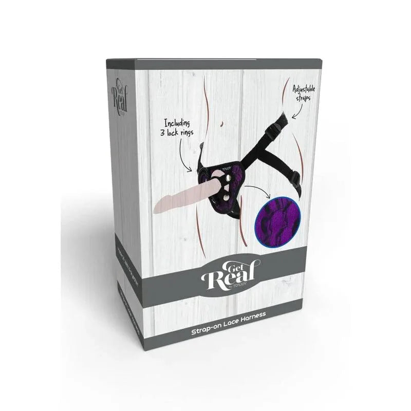 GET REAL - STRAP-ON-SPITZENGESCHIRR LILA - Vanelion Paradise