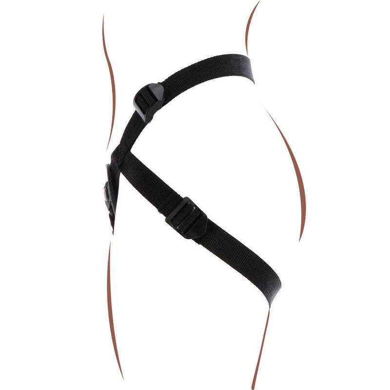 GET REAL - STRAP-ON-SPITZENGESCHIRR LILA