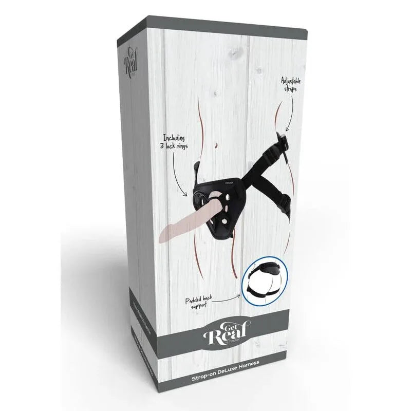 GET REAL - STRAP-ON-DELUXE-GURT SCHWARZ - Vanelion Paradise