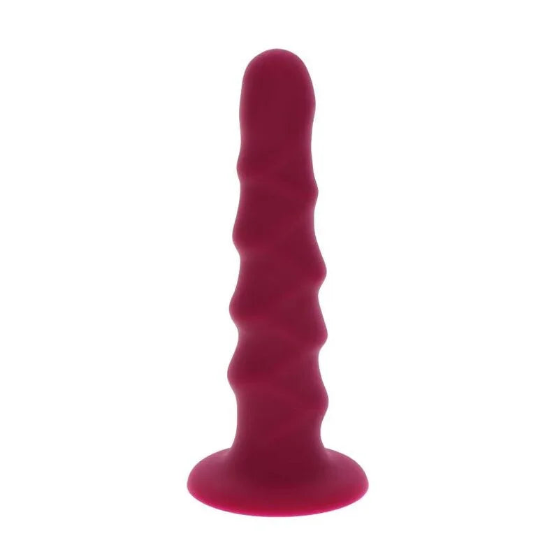 GET REAL - RIBBED DONG 12 CM ROT - Vanelion Paradise