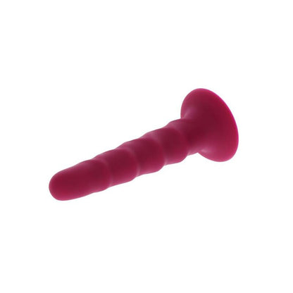 GET REAL - RIBBED DONG 12 CM ROT