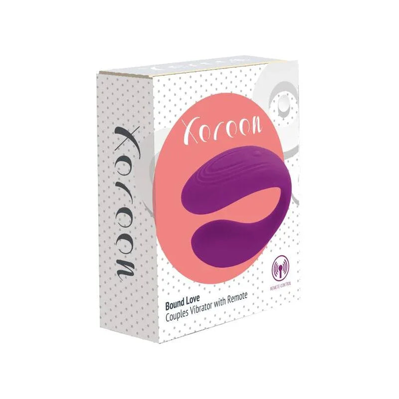 XOCOON - GEBUNDENER VIBRATOR FÜR LIEBESPAARE, LILA - Vanelion Paradise