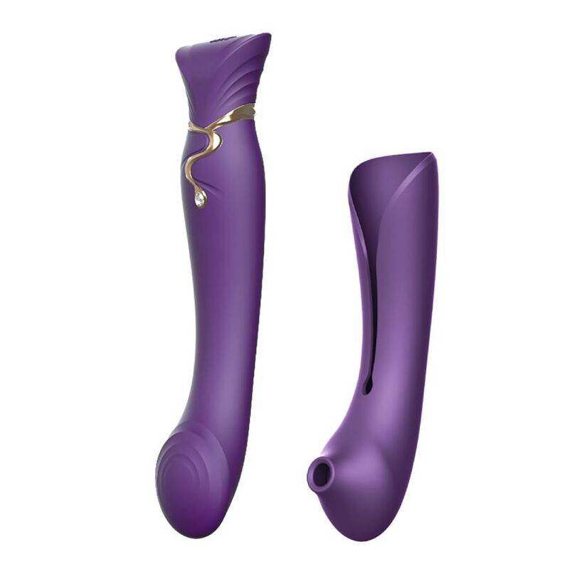 ZALO - QUEEN SET PULSE WAVE CLIT STIM LILA - Vanelion Paradise