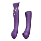 ZALO - QUEEN SET PULSE WAVE CLIT STIM LILA - Vanelion Paradise