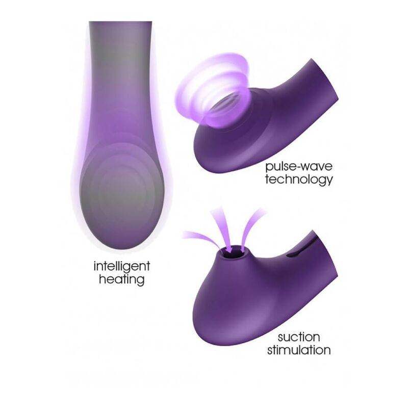 ZALO - QUEEN SET PULSE WAVE CLIT STIM LILA - Vanelion Paradise