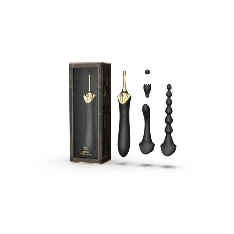 ZALO - BESS 2 CLITORAL MASSAGER BLACK - Vanelion Paradise
