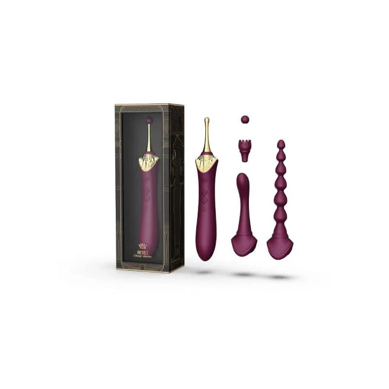 ZALO - BESS 2 CLITORAL MASSAGER PURPLE - Vanelion Paradise