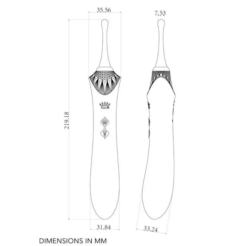ZALO - BESS 2 CLITORAL MASSAGER PURPLE - Vanelion Paradise