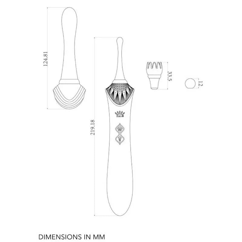 ZALO - BESS 2 CLITORAL MASSAGER PURPLE - Vanelion Paradise
