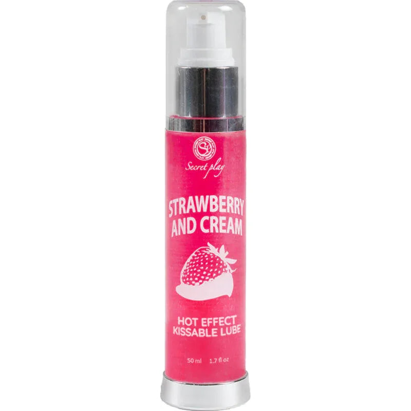 SECRETPLAY - SCHMIERMITTEL 2-1 WÄRMEEFFEKT ERDBEERE & CREME 50 ML - Vanelion Paradise