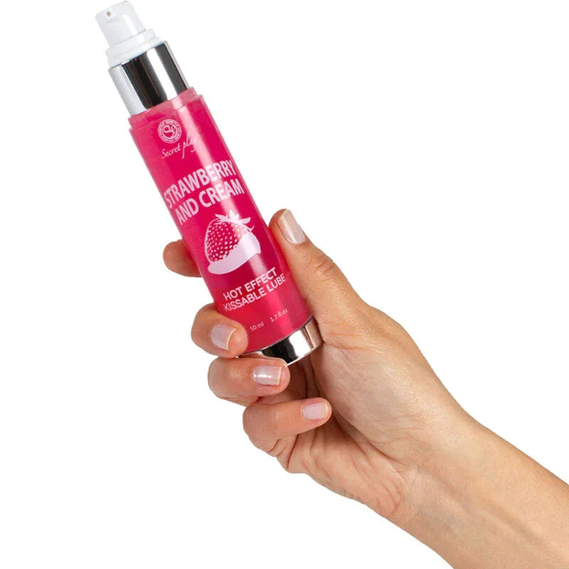 SECRETPLAY - SCHMIERMITTEL 2-1 WÄRMEEFFEKT ERDBEERE & CREME 50 ML - Vanelion Paradise