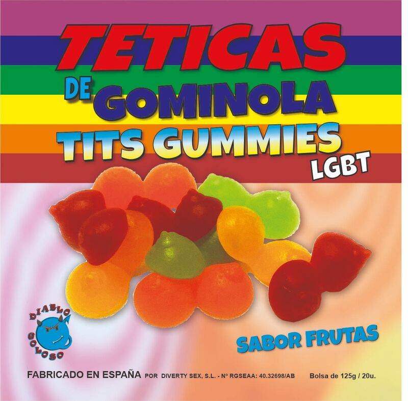 DIABLO GOLOSO - SORTIERTE GLITZER-GUMMI-TEETICS - Vanelion Paradise