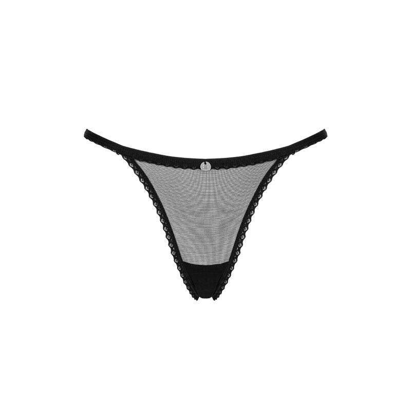 OBSESSIVE - CELIA NOIR THONG XS/S - Vanelion Paradise