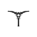 OBSESSIVE - CELIA NOIR THONG XS/S - Vanelion Paradise