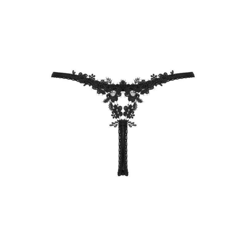 OBSESSIVE - CELIA NOIR THONG XS/S - Vanelion Paradise