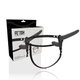 FETISH SUBMISSIVE HARNESS - SCHWARZE DOPPELPENETRATION - Vanelion Paradise