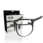 FETISH SUBMISSIVE HARNESS - SCHWARZER VIBRATOR MIT DOPPELPENETRATION - Vanelion Paradise