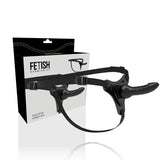 FETISH SUBMISSIVE HARNESS - REALISTISCHES SCHWARZES SILIKON 16 CM - Vanelion Paradise