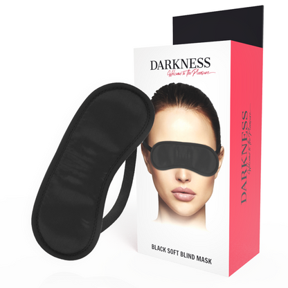 DARKNESS - GERADE SCHWARZE MASKE