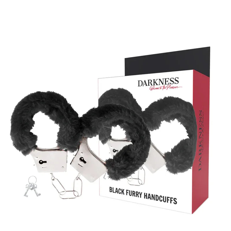 DARKNESS - HANDSCHELLEN AUS SCHWARZEM METALL - Vanelion Paradise