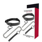 DARKNESS - SCHWARZE HALSKETTE MIT KETTE - Vanelion Paradise