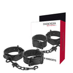 DARKNESS - BREITE, DÜNNE TEXTURIERTE HANDSCHELLEN - Vanelion Paradise