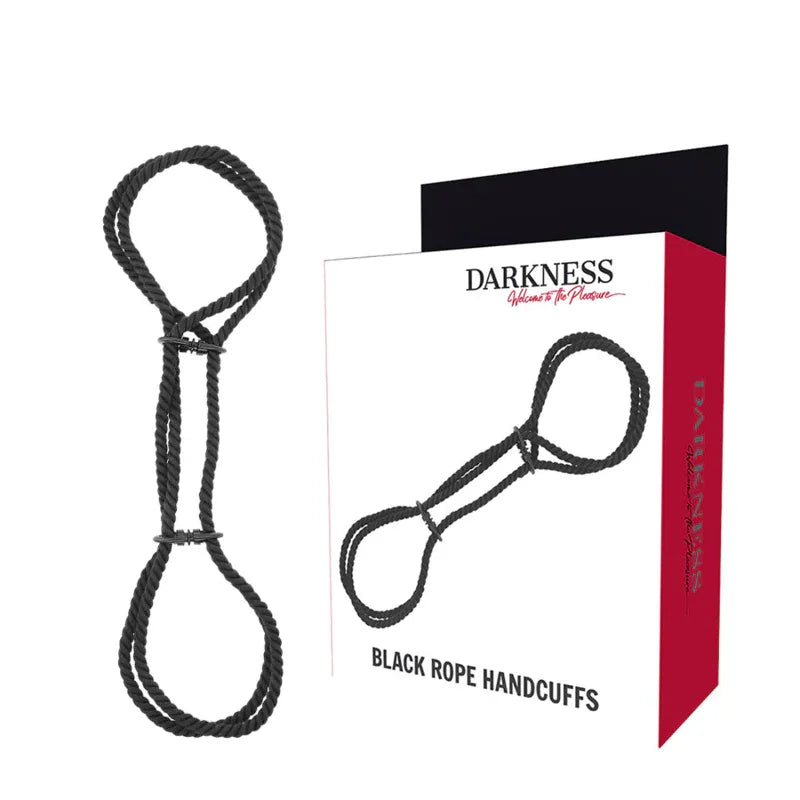 DARKNESS - HANDSCHELLEN ODER KNÖCHEL-HANDSCHELLEN AUS 100 % BAUMWOLLE - Vanelion Paradise