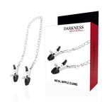 DARKNESS - EINSTELLBARE NIPPELKLEMMEN AUS METALL - Vanelion Paradise