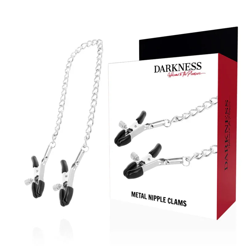 DARKNESS - EINSTELLBARE NIPPELKLEMMEN AUS METALL - Vanelion Paradise