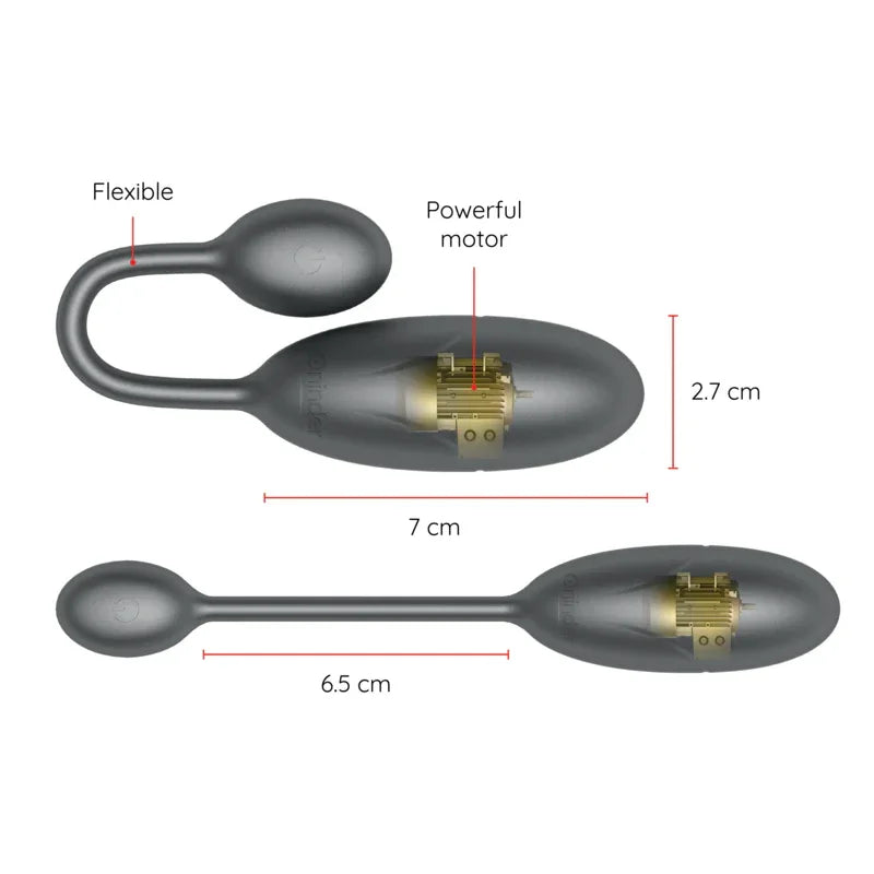 ONINDER - DENVER VIBRATIONSEI ROSA 7 X 2,7 CM KOSTENLOSE APP - Vanelion Paradise