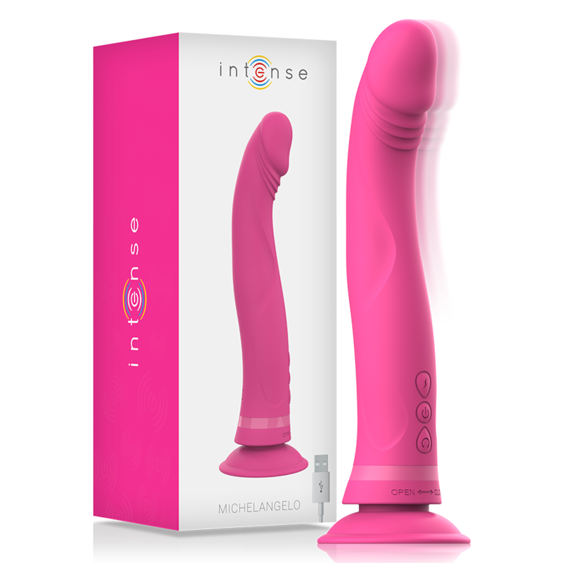 INTENSE - MICHELANGELO ROSA SILIKON-VIBRATOR-DILDO