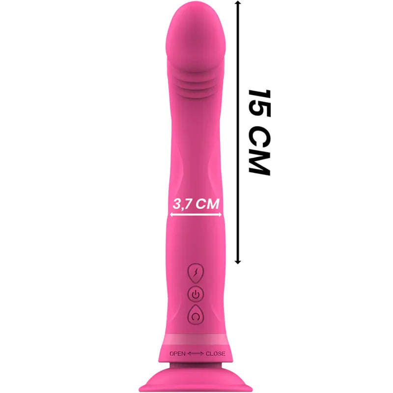 INTENSE - MICHELANGELO ROSA SILIKON-VIBRATOR-DILDO - Vanelion Paradise