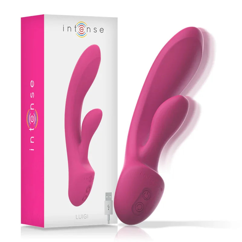 INTENSE - LUIGI RABBIT VIBRATOR ROSA FLÜSSIGES SILIKON - Vanelion Paradise