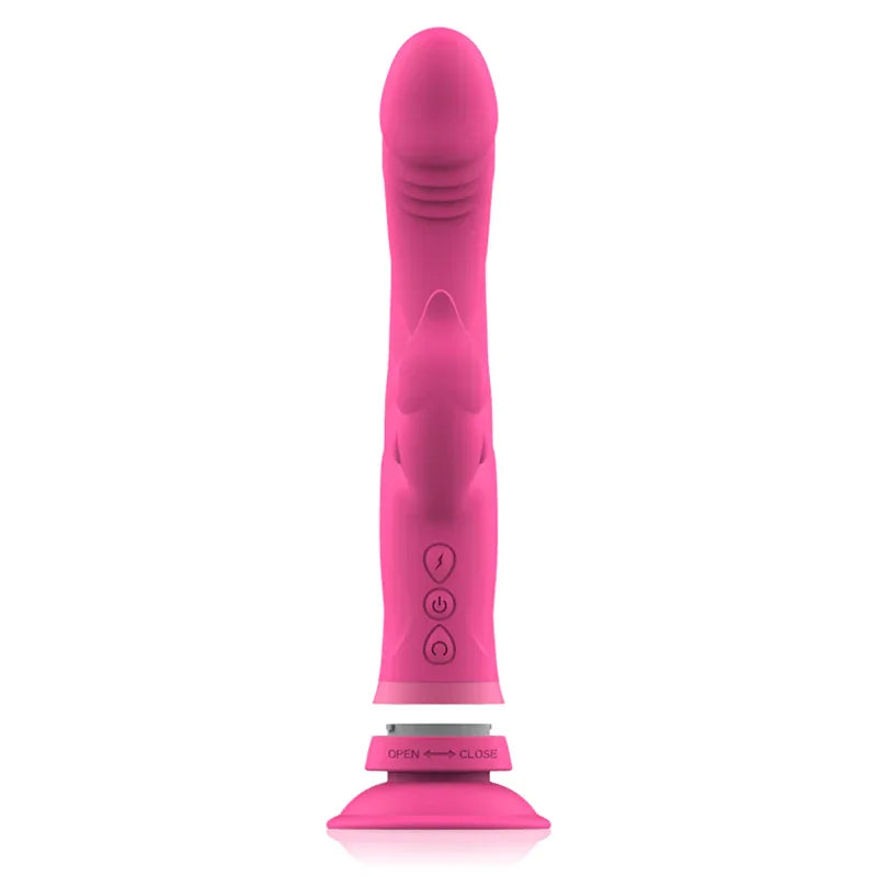INTENSE - JULIO RABBIT VIBRATOR ROSA SILIKON - Vanelion Paradise
