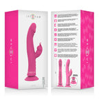 INTENSE - JULIO RABBIT VIBRATOR ROSA SILIKON - Vanelion Paradise