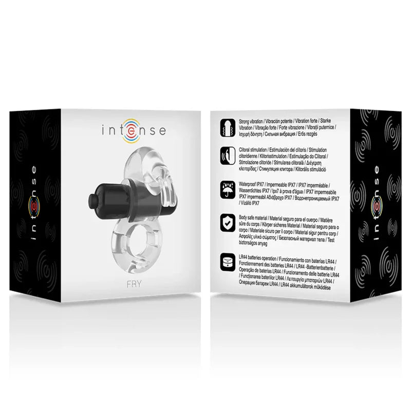 INTENSE - TRANSPARENTER VIBRATIONSRING FRITTIEREN - Vanelion Paradise