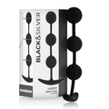 BLACK&SILVER - HARRY ANAL-ROSENKRANZ 3 SILIKONKUGELN 14 CM - Vanelion Paradise
