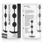 BLACK&SILVER - HARRY ANAL-ROSENKRANZ 3 SILIKONKUGELN 14 CM - Vanelion Paradise