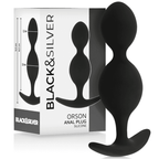 BLACK&SILVER - ORSON PLUG SILIKON 2 ANALWELLEN 9 CM - Vanelion Paradise