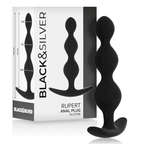 BLACK&SILVER - RUPERT ANALKUGELKETTE 10 CM - Vanelion Paradise
