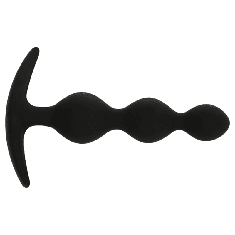 BLACK&SILVER - RUPERT ANALKUGELKETTE 10 CM - Vanelion Paradise