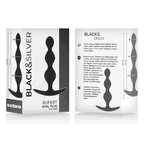 BLACK&SILVER - RUPERT ANALKUGELKETTE 10 CM - Vanelion Paradise
