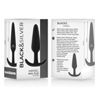 BLACK&SILVER - HANSEL SILIKON-ANALSPLUG MIT KLEINEM GRIFF - Vanelion Paradise
