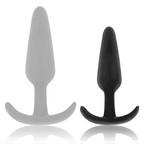 BLACK&SILVER - HANSEL SILIKON-ANALSPLUG MIT KLEINEM GRIFF - Vanelion Paradise