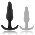 BLACK&SILVER - KAEL SILIKON ANALPLUG MIT MITTLEREM GRIFF - Vanelion Paradise